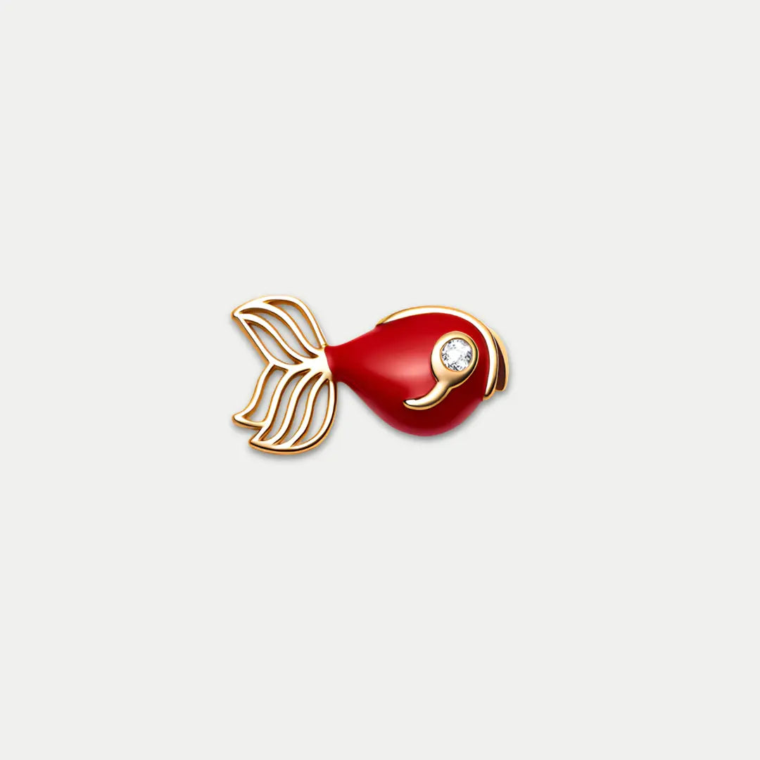 Golden Fish Charm 1