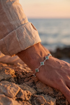 Green Flower Bracelet 7