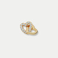Interlocking Double Heart Charm 1