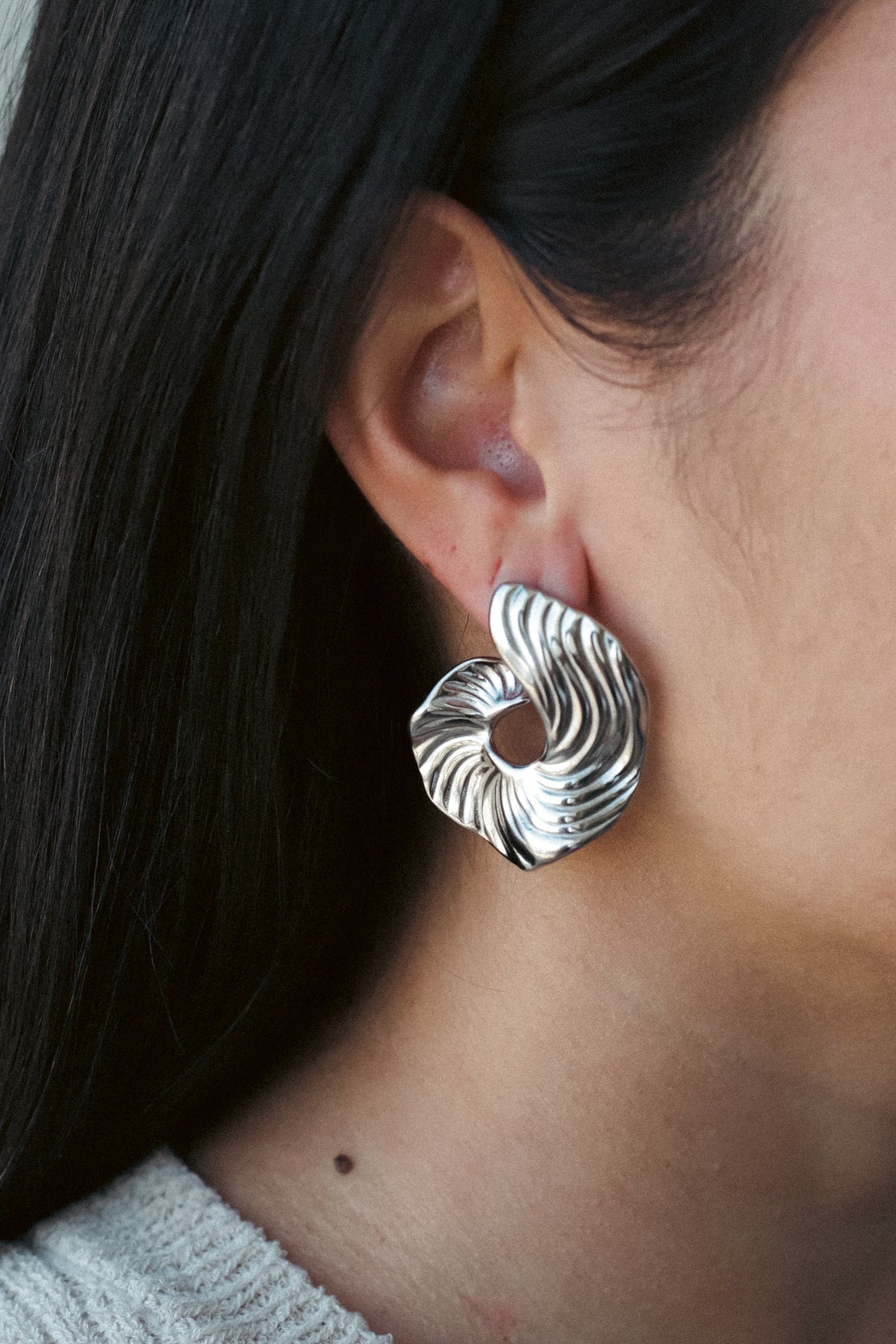 Iris Sculptural Earrings 7
