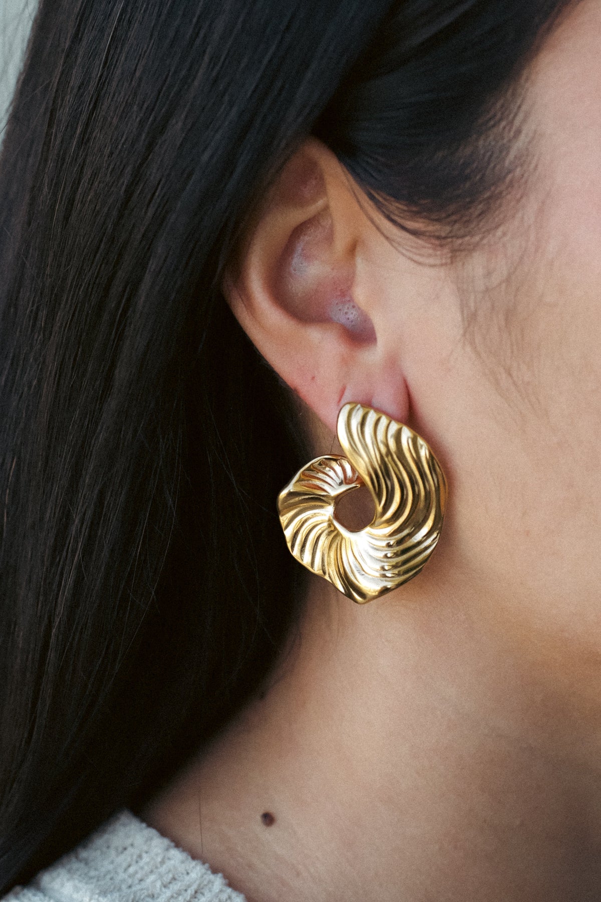 Iris Sculptural Earrings 6