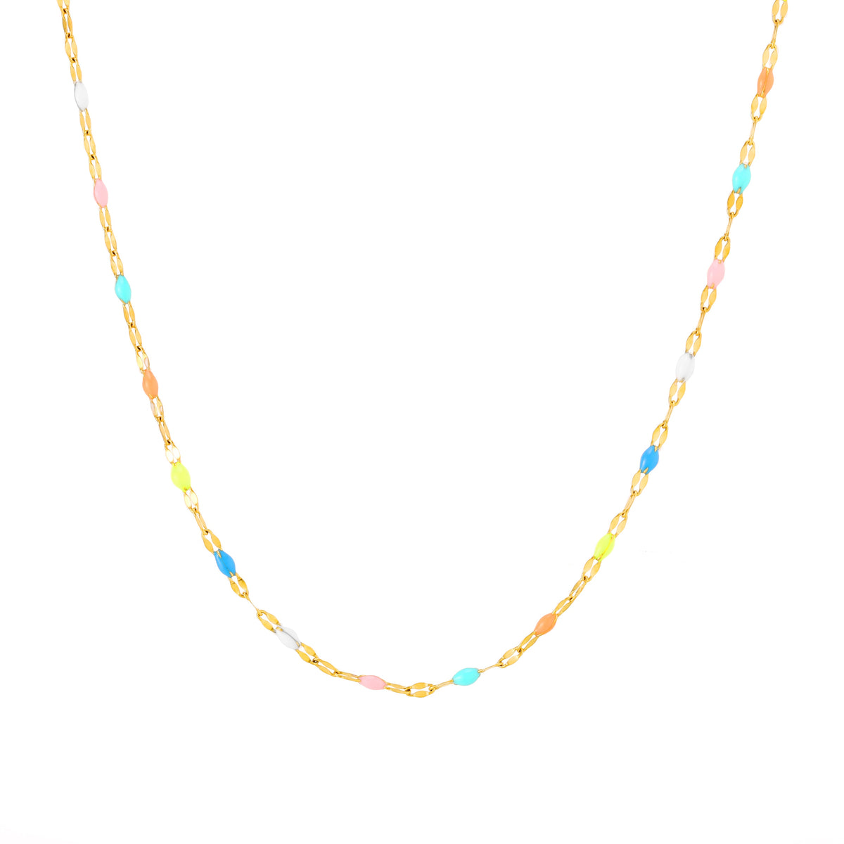 Rainbow Dainty Choker 15