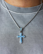 Iced Cross Necklace 2
