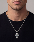 Iced Cross Necklace 3