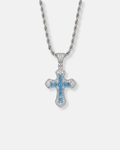 Iced Cross Necklace 1