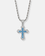 Iced Cross Necklace 1