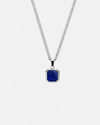 Lapis Lazuli Pendant Necklace | Silver 1
