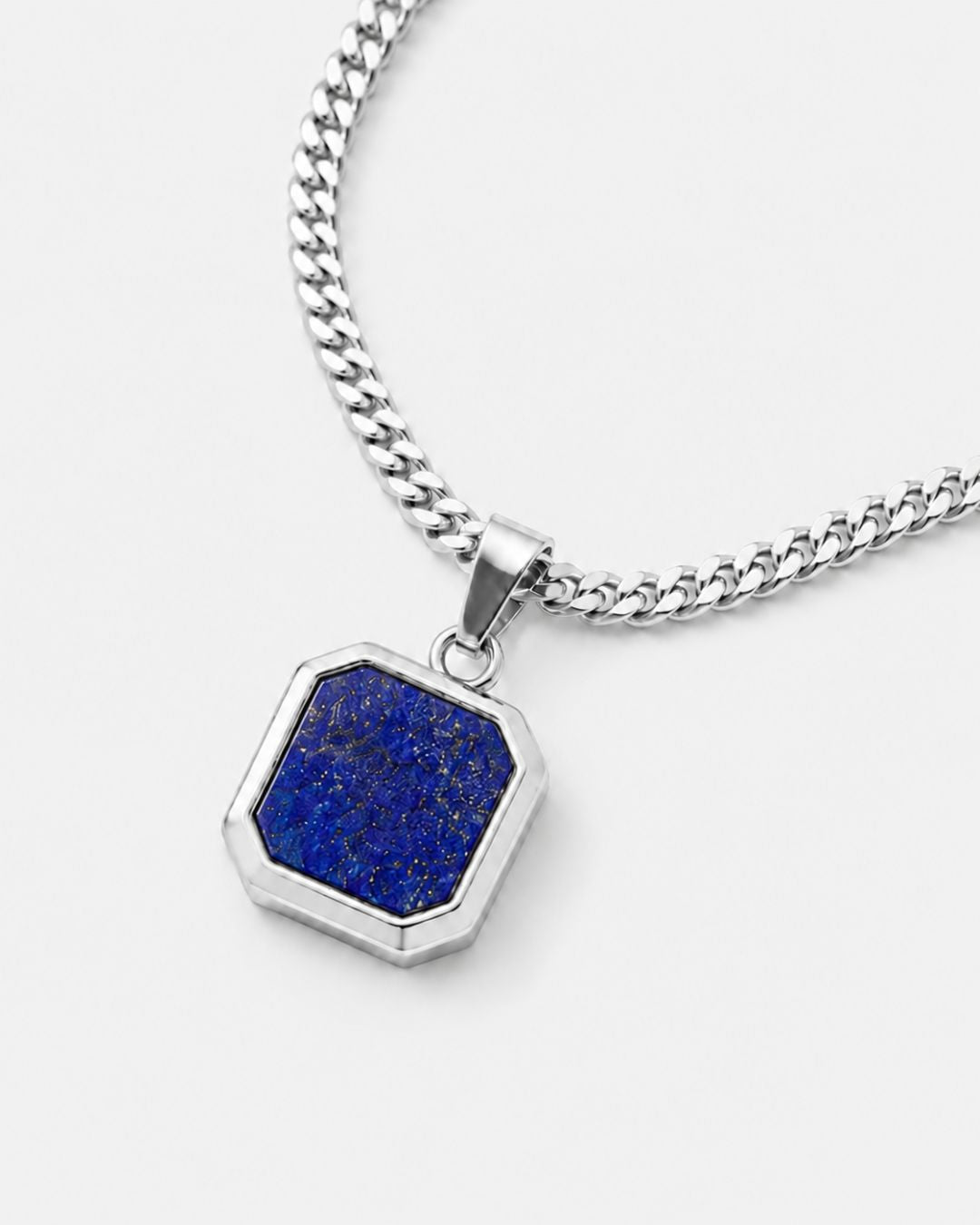 Lapis Lazuli Pendant Necklace | Silver 3