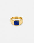 Lapis Lazuli Signet Ring | Gold 1