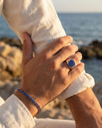 Lapis Lazuli Signet Ring | Silver 2