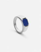 Lapis Lazuli Signet Ring | Silver 3