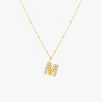 Pearl Initial Necklace 21