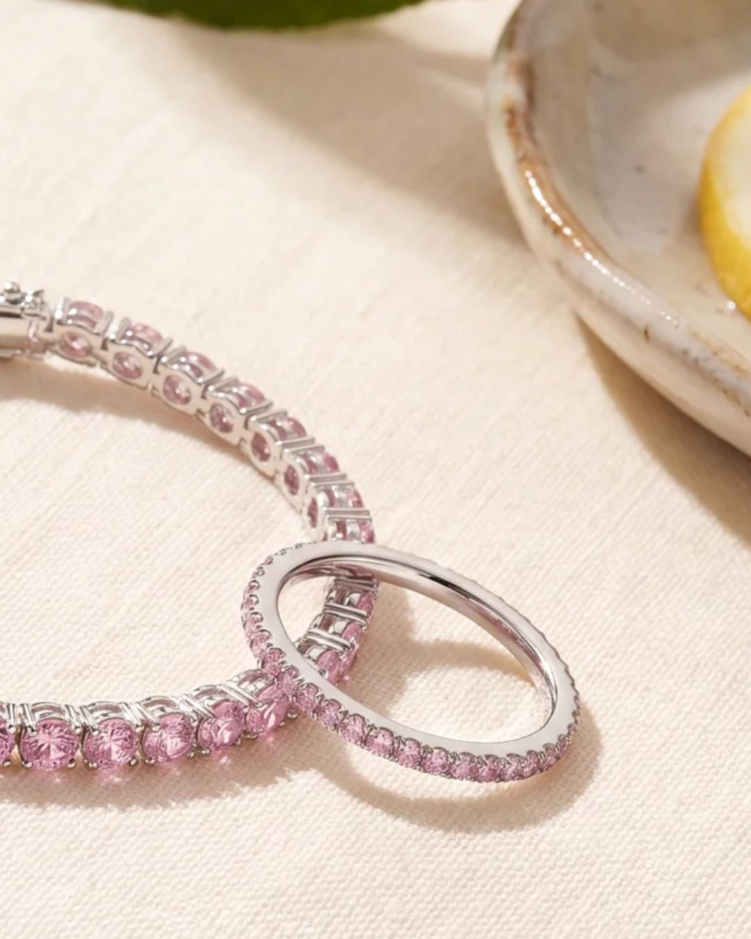 Mar Rosa Bracelet | Light Pink Silver 3
