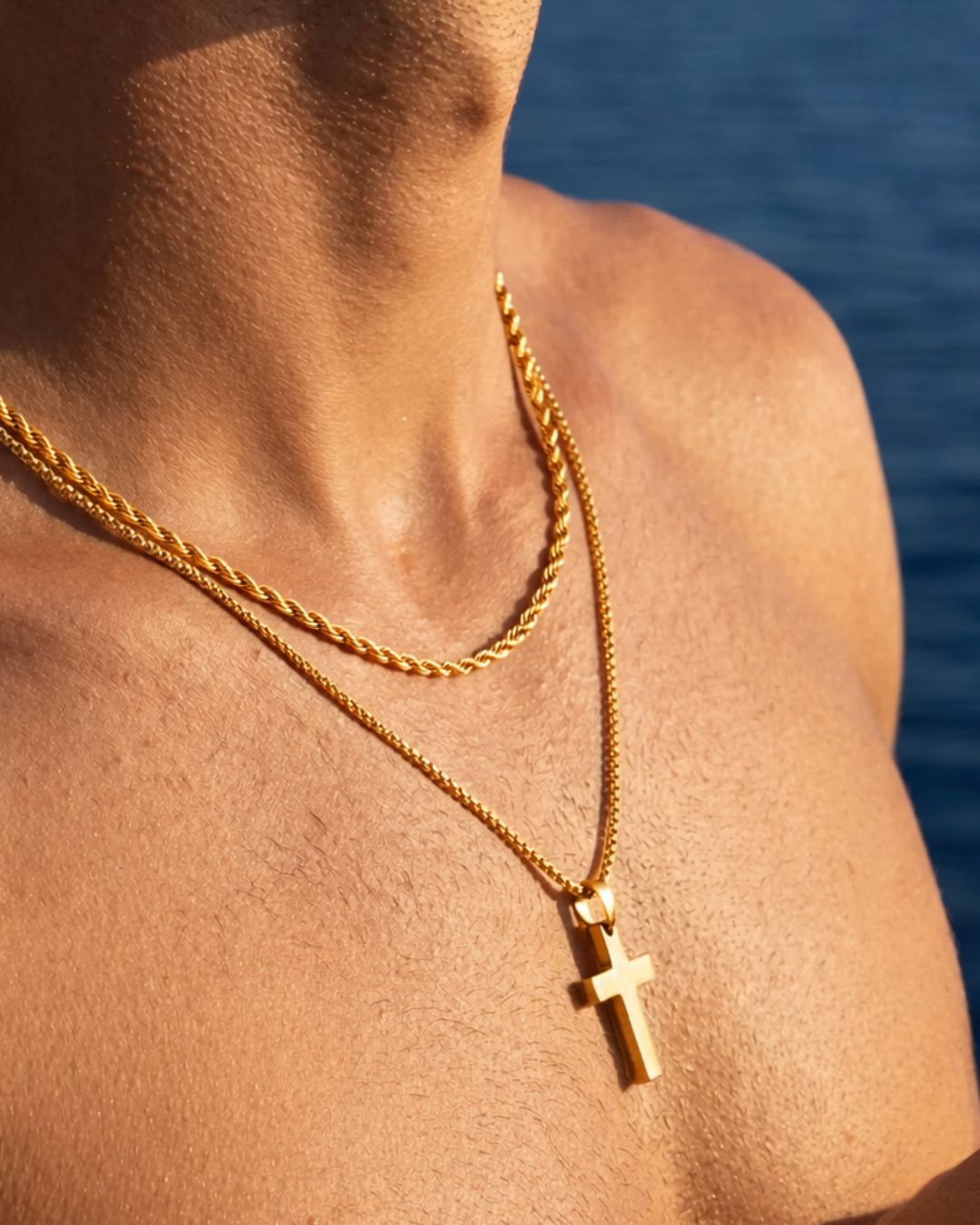 Minimal Cross x Tresse Acier Bundle | Gold 6