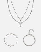 Minimal Cross x Tresse Acier Bundle | Silver 8