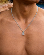 Moissanite Pendant Necklace | 1 Carat 5