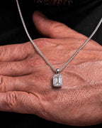 Moissanite Pendant Necklace | 1 Carat 3