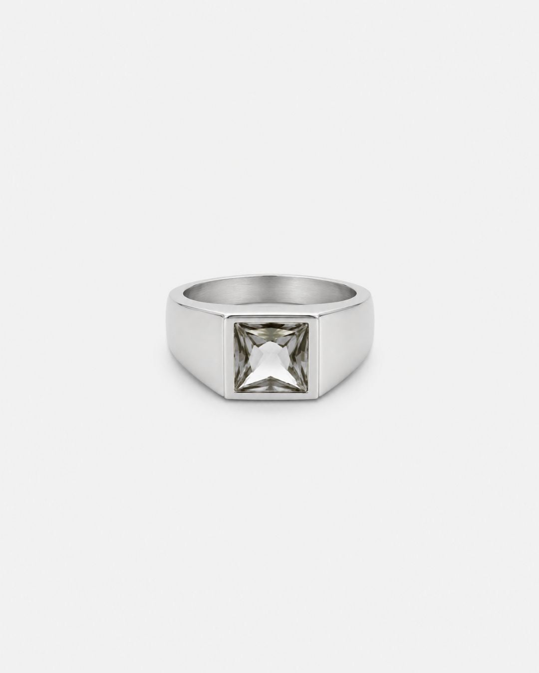 Moissanite Ring | Titanium Steel 1