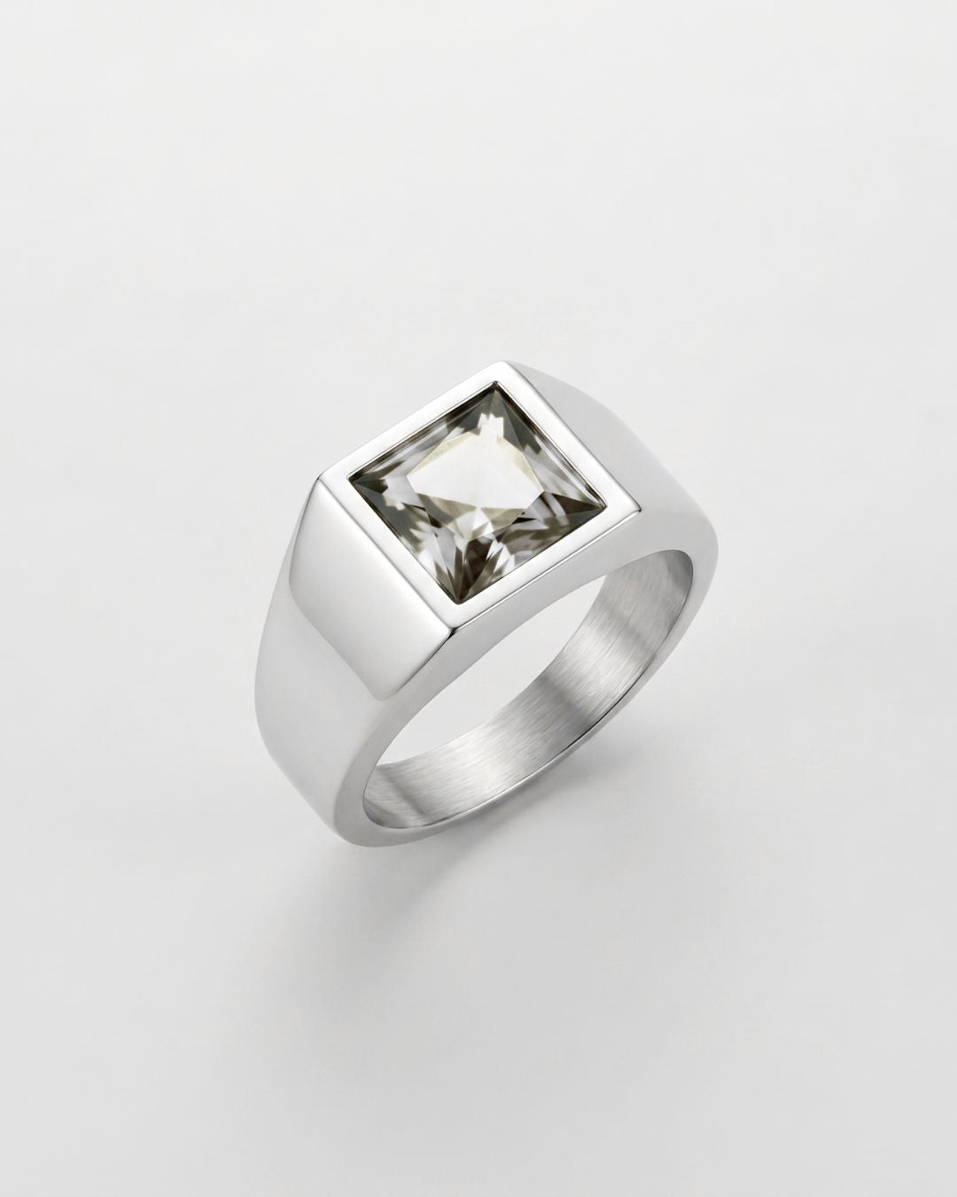 Moissanite Ring | Titanium Steel 3