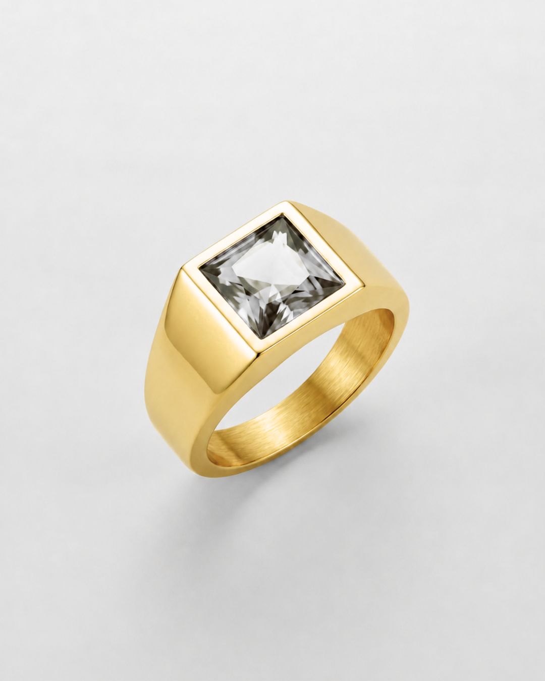 Moissanite Ring | Gold 3