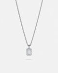 Moissanite Pendant Necklace | 2 Carat 1