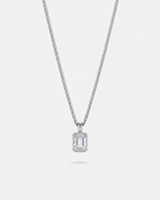 Moissanite Pendant Necklace | 2 Carat 1