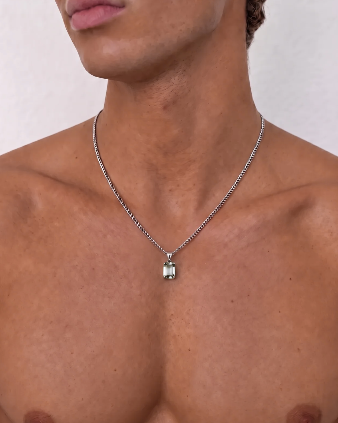 Moissanite Pendant Necklace | 2 Carat 3
