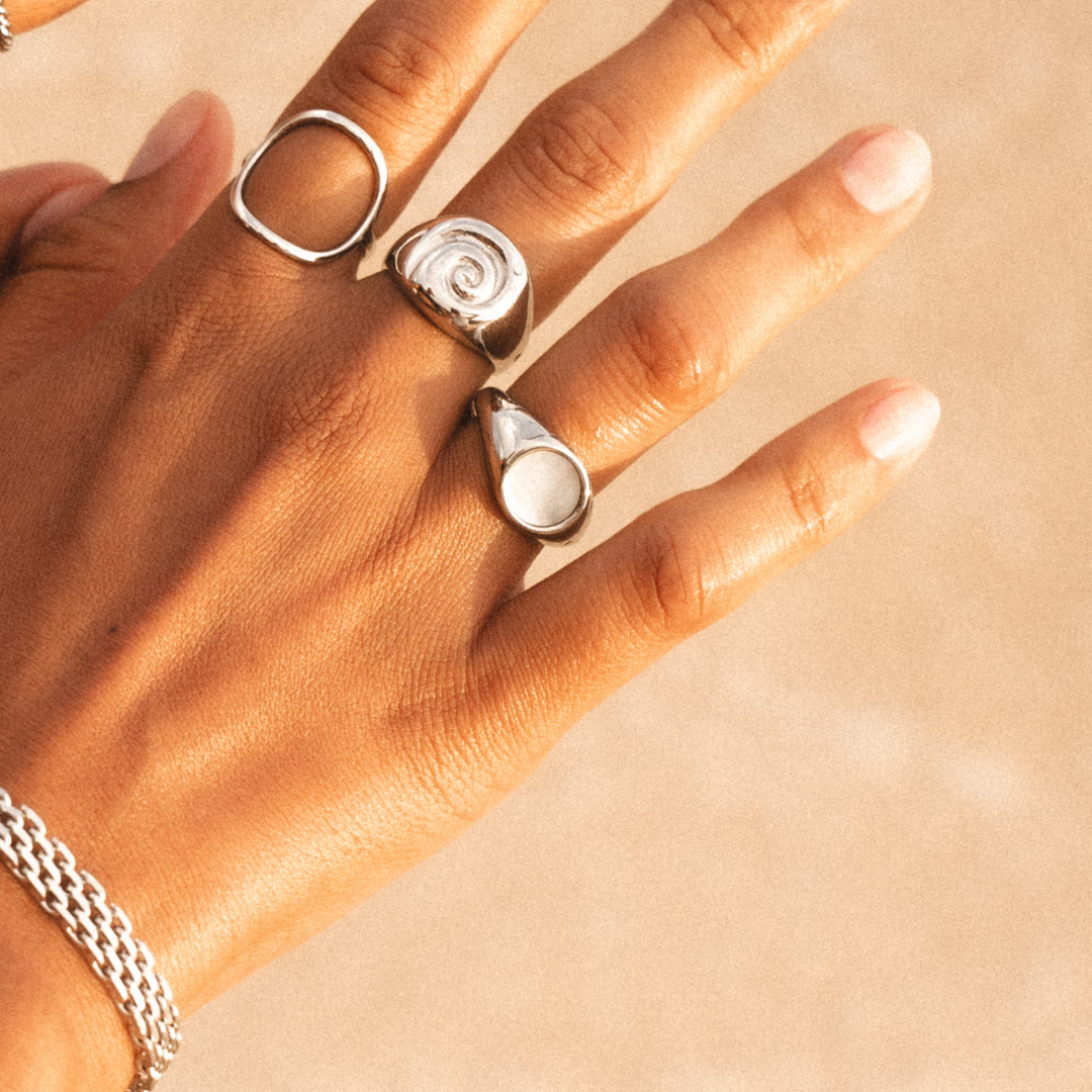Mother Of Pearl Ring 15