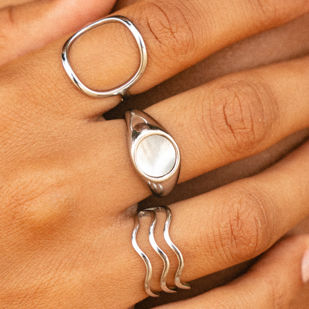 Mother Of Pearl Ring 6