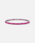 Mar Rosa Bracelet | Deep Rose Silver 1