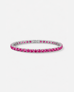 Mar Rosa Bracelet | Deep Rose Silver 1