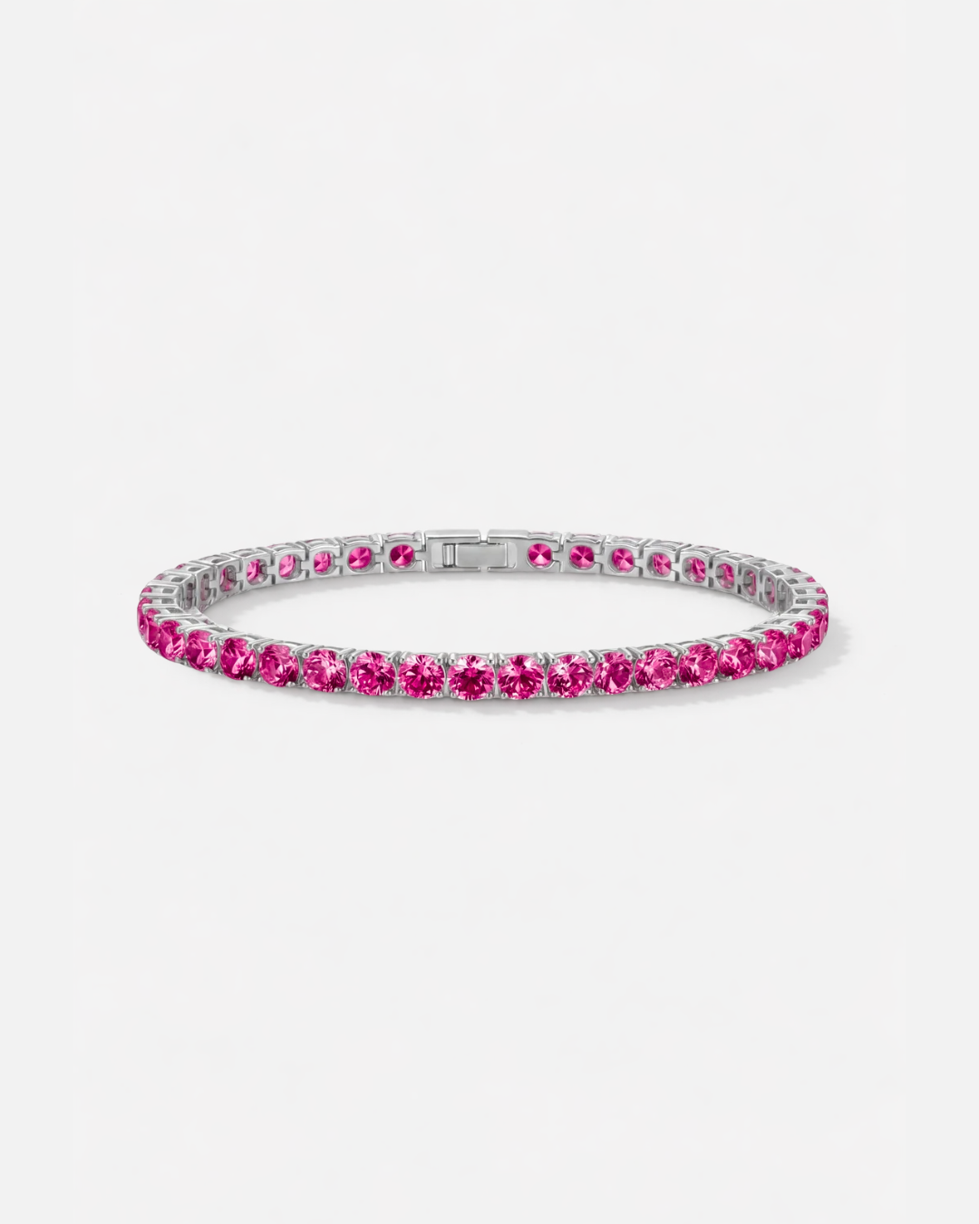 Mar Rosa Bracelet | Deep Rose Silver 1