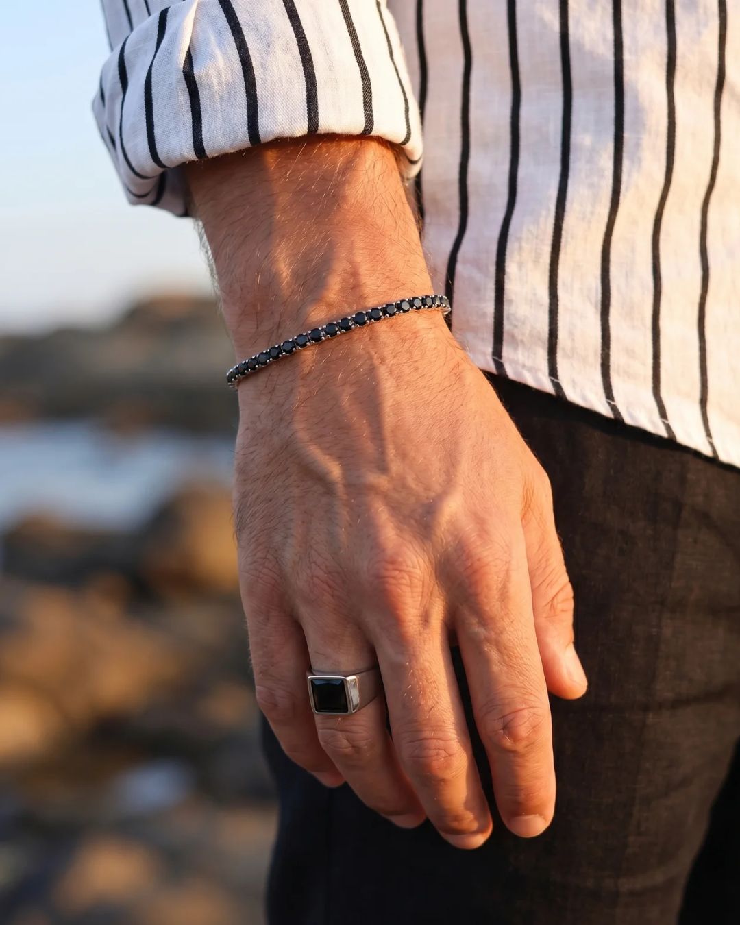 Onyx Ring | Titanium Steel 2