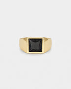 Onyx Ring | Gold 5