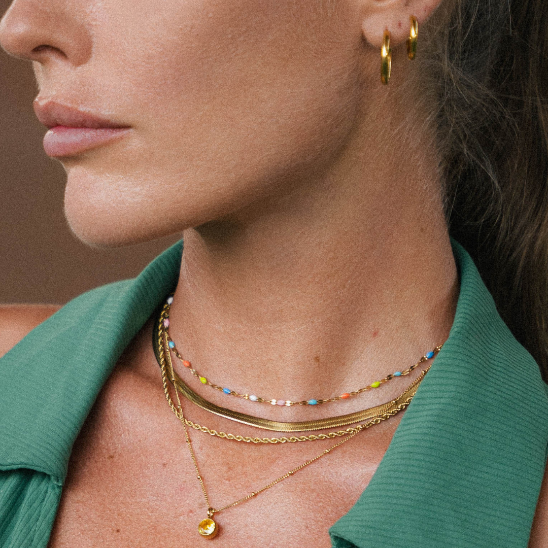 Rainbow Dainty Choker 9