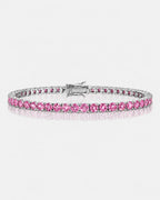Rosé Éclat Bracelet | Pink Moissanite 1