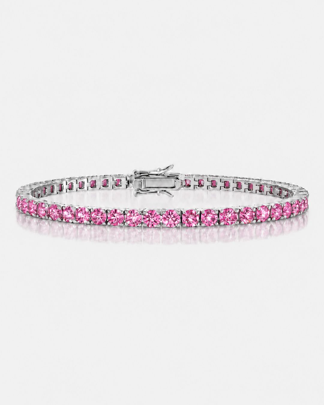 Rosé Éclat Bracelet | Pink Moissanite 1
