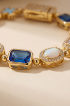 Royal Azure Mosaic Bracelet | 18K Gold 6