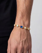 Royal Azure Mosaic Bracelet | 18K Gold 2