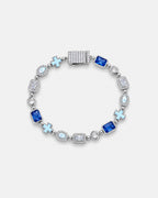 Royal Azure Mosaic Bracelet | Silver 1