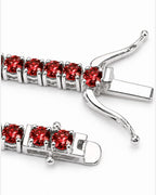 Rubis Éclat Bracelet | Red Moissanite 3