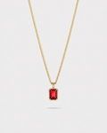 Ruby Pendant Necklace | 1 Carat 18K Gold 1