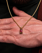 Ruby Pendant Necklace | 2 Carat 18K Gold 3