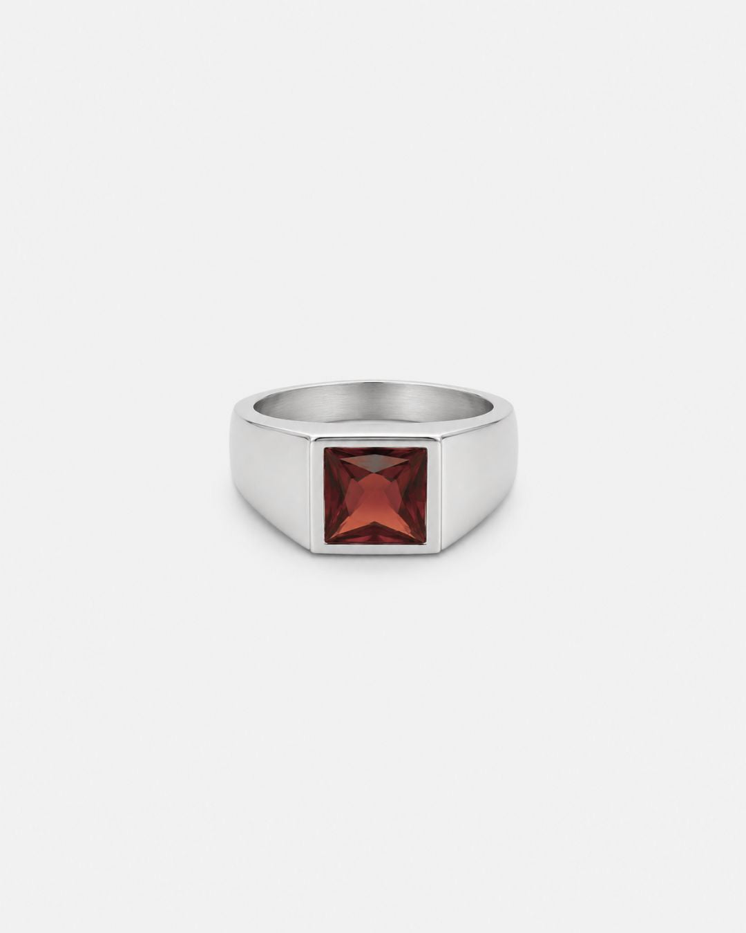 Ruby Ring | Titanium Steel 1