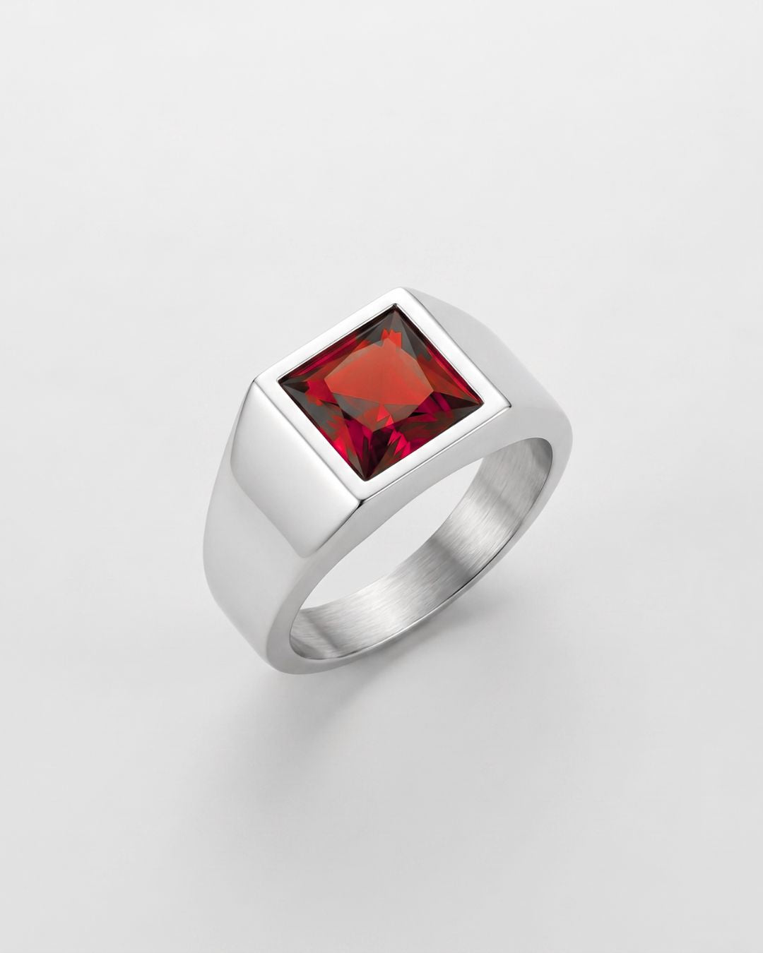 Ruby Ring | Titanium Steel 3
