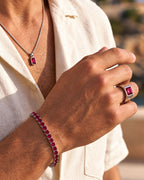 Ruby Pendant Necklace | 2 Carat 7