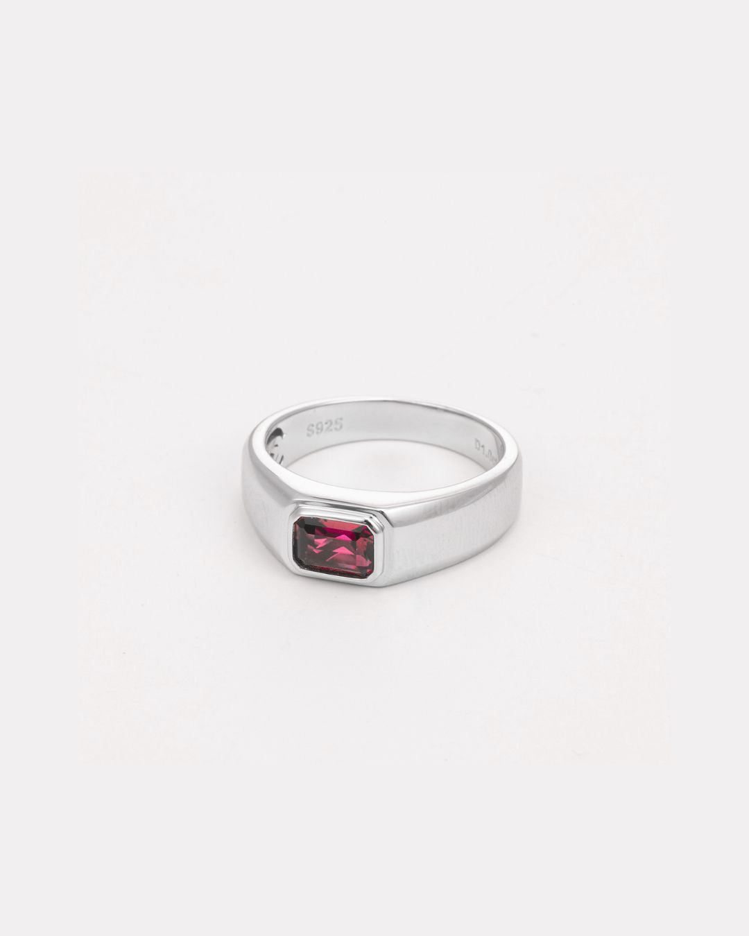 Ruby Ring | 1 Carat 925 Silver 3