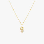 Pearl Initial Necklace 27