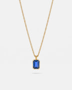 Sapphire Pendant Necklace | 1 Carat 18K Gold 1