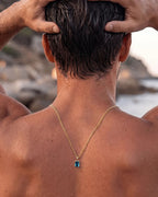 Sapphire Pendant Necklace | 1 Carat 18K Gold 5